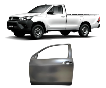 Porta Dianteira Esquerda Hilux 2016 Até 2025 Cabine Simples