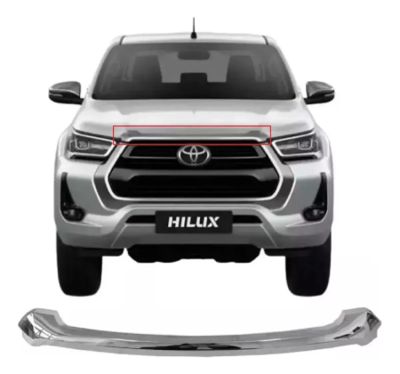 Friso Cromado Capo Hilux 2021/2025 - SRV/SRX