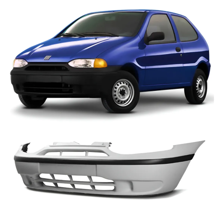 Para-Choque Dianteiro Fiat Palio 1996/2000 (Primer | Sem Furo)