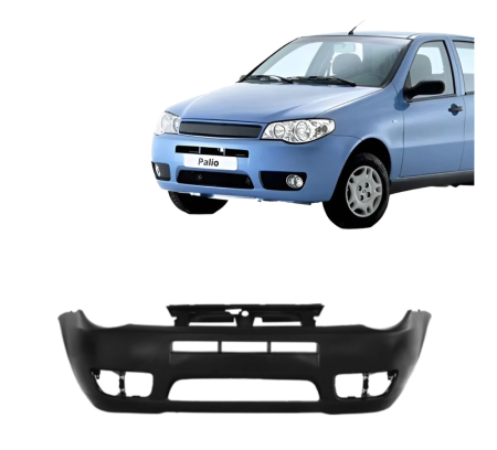 Para-Choque Dianteiro Fiat Palio Sapão 2004/2007 (Liso | Com Furo)